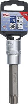 BGS Bit-Einsatz T70 T-Profil (für Torx)  Länge 100 mm Antrieb Innenvierkant 12,5 mm (1/2") 4477